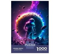 Puzzles pour Adolescents, Puzzles De 1000 Pièces Dead Astronaut Puzzle pour Adultes, Jeu De Réflexion, Une Œuvre d'art, Aidez Votre Cerveau À S'exercer 52x38cm/1000pcs