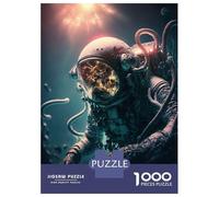 Puzzles pour Adolescents, Puzzles De 1000 Pièces Diving Into The Unknown Puzzles pour Adultes, Jeux Amusants, Cadeaux pour Femmes, Idéaux pour Toute La Famille 52x38cm/1000pcs