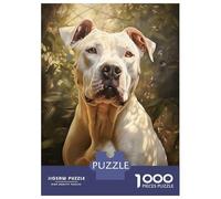 Puzzles pour Adolescents, Puzzles De 1000 Pièces Dogo Argentino Puzzles pour Adultes, Jeux Amusants, Cadeaux pour Femmes, Idéaux pour Toute La Famille 52x38cm/1000pcs