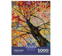 Puzzles pour Adolescents - Puzzles De 1000 Pièces Fall Tree Puzzles pour Adultes - Jeu De Réflexion - Décoration Murale - Cadeaux Anti-Stress 38x26cm/1000pcs