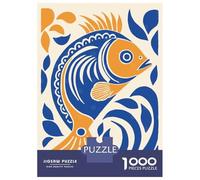 Puzzles pour Adolescents - Puzzles De 1000 Pièces Funny Gold Fish Puzzles pour Adultes - Jeu De Réflexion - Décoration Murale - Cadeaux Anti-Stress 70x50cm/1000pcs