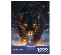 Puzzles pour Adolescents - Puzzles De 1000 Pièces Golden Eyes, Dark Prowl Puzzles pour Adultes - Jeu De Réflexion - Décoration Murale - Cadeaux Anti-Stress 52x38cm/1000pcs