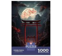 Puzzles pour Adolescents - Puzzles De 1000 Pièces Japanese Fantasy Gate Puzzles pour Adultes - Jeu De Réflexion - Décoration Murale - Cadeaux Anti-Stress 52x38cm/1000pcs