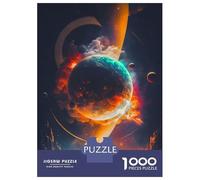Puzzles pour Adolescents, Puzzles De 1000 Pièces Jupiter Puzzle pour Adultes, Jeu De Réflexion, Une Œuvre d'art, Aidez Votre Cerveau À S'exercer 52x38cm/1000pcs