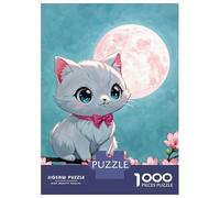 Puzzles pour Adolescents, Puzzles De 1000 Pièces Kitten Puzzle pour Adultes, Jeu De Réflexion, Une Œuvre d'art, Aidez Votre Cerveau À S'exercer 52x38cm/1000pcs