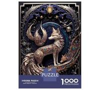 Puzzles pour Adolescents, Puzzles De 1000 Pièces Mechanical Monarch Fox Puzzle, Jeux Amusants, Cadeau d'anniversaire, À Offrir À Toute La Famille 52x38cm/1000pcs