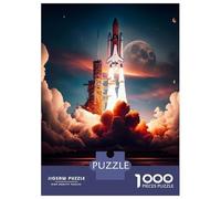 Puzzles pour Adolescents, Puzzles De 1000 Pièces Space Shuttle Puzzles pour Adultes, Jeux Amusants, Cadeaux pour Femmes, Idéaux pour Toute La Famille 38x26cm/1000pcs