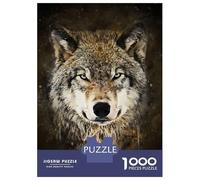 Puzzles pour Adolescents, Puzzles De 1000 Pièces Wolf Watercolors Puzzles pour Adultes, Jeux Amusants, Cadeaux pour Femmes, Idéaux pour Toute La Famille 38x26cm/1000pcs