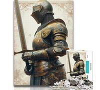 Puzzles pour Adolescents, Puzzles de Chevaliers médiévaux 1000 pièces pour Adolescents, idéal comme Cadeau pour Toute la Famille à partir de 14 Ans 26x38cm