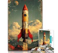 Puzzles pour Adolescents Puzzles de Lancement de fusée pour Adolescents 1000, Design Vibrant et Unique Expérience de Puzzle relaxante et stimulante 50x75cm