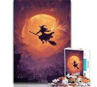 Puzzles pour Adolescents, Puzzles de sorciers animés pour Adolescents, séjours de Vacances, tuez Le Temps avec des pièces de Formes aléatoires entièrement imbriquées (Taille 38x26cm)