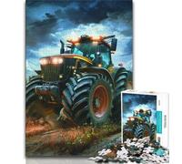 Puzzles pour Adolescents Puzzles de tracteurs pour Adultes Anti-Stress défi Difficile adapté à la décoration de Bureau 26x38cm