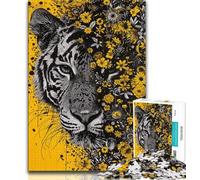Puzzles pour Adolescents Puzzles fantastiques Tigre pour Adultes Jeux éducatifs décoration d'intérieur à Offrir en Cadeau à Toute la Famille (38x26cm)