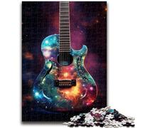 Puzzles pour Adolescents, Puzzles Galaxy Guitar pour Adolescents, Jouets de Divertissement Familial avec Affiche et fiche de Questions-réponses Assorties (50x75cm)