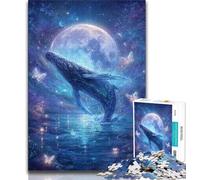 Puzzles pour Adolescents, Puzzles Galaxy Whale pour Adultes, Jeux d'activités familiales stimulants, Jouets de Bricolage pour décoration Murale de la Maison, Cadeaux (Taille 38x26cm)