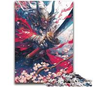 Puzzles pour Adolescents, Puzzles Japonais Ninja Samouraï pour Adultes, Jouets de décoration pour la Maison, Anti-Stress, Vacances à la Maison (75x50cm)