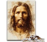 Puzzles pour Adolescents, Puzzles Jésus pour Adolescents, Anti-Stress, séjour, Tuer Le Temps, liste de souhaits avec Le Père Noël (75x50cm)