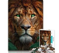 Puzzles pour Adolescents Puzzles Lion de la Savane Africaine pour Adolescents 1000 pièces, Design Dynamique et Unique Expérience de Puzzle relaxante et stimulante 50x75cm