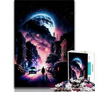Puzzles pour Adolescents Puzzles Nocturnes Incroyables pour Adolescents, tuez Le Temps Pendant Vos Vacances avec des pièces de Formes aléatoires entièrement emboîtables (Taille 75x50cm)