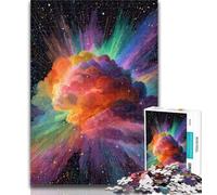 Puzzles pour Adolescents Puzzles Nuage Explosif pour Adolescents 1000, Soulagement du Stress Défi Difficile Améliorer l'amour Entre Les Couples 26x38cm
