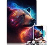 Puzzles pour Adolescents Puzzles Star Bear pour Adultes 1 000 pièces Jeux éducatifs Anti-Stress Cadeaux et Jouets exceptionnels (50x75cm)