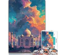 Puzzles pour Adolescents Puzzles Taj Mahal pour Adultes 1000 Design Dynamique et Unique Expérience de Puzzle relaxante et stimulante (50x75cm)