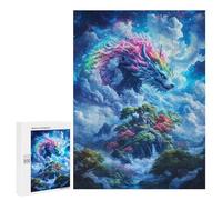 Puzzles pour Adolescents Rainbow Wolf in The Clouds Puzzles pour Adultes Jeu Manuel Cadeau d'anniversaire Cadeau d'anniversaire, Cadeaux, 500 PCS