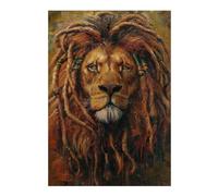 Puzzles pour Adolescents Rastafari Lion Jamaica Puzzles pour Adultes - Cadeaux d'anniversaire - Jeu Familial - Convient Aux Personnes De 14 Ans Et Plus
