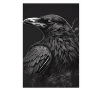 Puzzles pour Adolescents Raven Black Retro Puzzles pour Adultes - Cadeaux d'anniversaire - Jeu Familial - Convient Aux Personnes De 14 Ans Et Plus