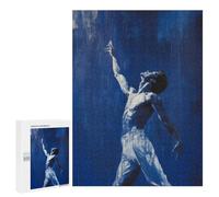 Puzzles pour Adolescents Reaching Higher - Ballet’s Passion and Grace Male Ballet Dancer Painting Jeu De Puzzle Familial pour Adultes, Amusant Et Humoristique, Activités À Faire À La Maison, 500 PCS