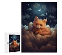 Puzzles pour Adolescents Red Fox Dreaming Puzzles pour Adultes Jeu Manuel Cadeau d'anniversaire Cadeau d'anniversaire, Cadeaux, 300 PCS