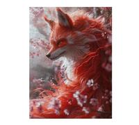 Puzzles pour Adolescents Red Fox Fantasy Puzzle pour Adultes - Jeu Manuel - Découpe De Précision - Idéal pour Un Anniversaire Ou Noël 1000pcs(52x38cm)