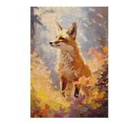 Puzzles pour Adolescents Red Fox Puzzle pour Adultes - Jeu Manuel - Découpe De Précision - Idéal pour Un Anniversaire Ou Noël 1000pcs(38x26cm)