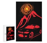 Puzzles pour Adolescents Red Sport Car Puzzles pour Adultes Jeu Manuel Cadeau d'anniversaire Cadeau d'anniversaire, Cadeaux, 1000 PCS