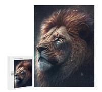 Puzzles pour Adolescents Regal Lion Majesty Casse-tête pour Adolescents : Analyse Et Logique, Difficile Et Stimulant, Idéal comme Cadeau 500 PCS
