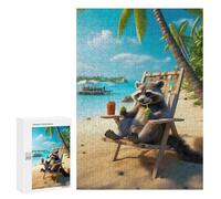 Puzzles pour Adolescents Relaxing The Beach Puzzles pour Adultes, Jeux en Famille, Découpe De Précision, Difficile Et Stimulant 300 PCS