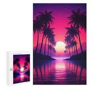 Puzzles pour Adolescents Retro Neon Dreams Puzzles pour Adolescents - Décoration Murale - Cadeau Unique pour Anniversaire Et Noël