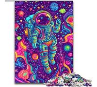 Puzzles pour Adolescents Rêve d'astronaute, Jeu Familial Anti-Stress, défi Difficile, renforce l'amour Entre Couples 50x75cm
