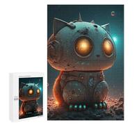 Puzzles pour Adolescents Robotic Cat in Space -2 Puzzles pour Adultes Jeu Manuel Cadeau d'anniversaire Cadeau d'anniversaire, Cadeaux, 1000 PCS