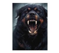 Puzzles pour Adolescents Rottweiler Dogs Puzzles pour Adultes Jeu Manuel Décoration Intérieure Est Idéal comme Cadeau 52x38cm/1000pcs