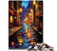 Puzzles pour Adolescents, Rues colorées de la Ville, adaptés aux Personnes de 14 Ans et Plus, Jeu éducatif, Jouet de défi, Cadeau pour Les Anniversaires, 50x75cm