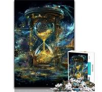 Puzzles pour Adolescents, sablier Cosmique, Jeux éducatifs, décoration d'intérieur, Cadeau d'anniversaire, décoration Murale (Taille 38x26cm)