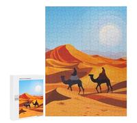 Puzzles pour Adolescents Sahara Desert Puzzles pour Adultes, Jouets Anti-Stress, Difficile, Cadeau d'anniversaire, Cadeaux, 500 PCS