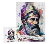 Puzzles pour Adolescents Saint Augustine of Hippo Puzzles pour Adultes Jeu Manuel Cadeau d'anniversaire Cadeau d'anniversaire, Cadeaux, 500 PCS