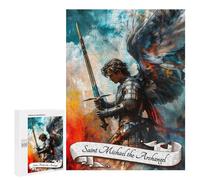Puzzles pour Adolescents Saint Michael Archangel Puzzles pour Adultes Jeu Manuel Cadeau d'anniversaire Cadeau d'anniversaire, Cadeaux, 500 PCS