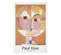 Puzzles pour Adolescents Senecio by Paul Klee Puzzle pour Adultes - Jeu Manuel - Découpe De Précision - Idéal pour Un Anniversaire Ou Noël 1000pcs(75x50cm)