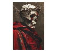 Puzzles pour Adolescents Skull of A Dead Skeleton Puzzles pour Adultes Jeu Manuel Décoration Intérieure Est Idéal comme Cadeau 75x50cm/1000pcs