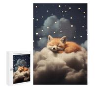 Puzzles pour Adolescents Sleeping Red Fox Puzzles pour Adolescents - Décoration Murale - Cadeau Unique pour Anniversaire Et Noël