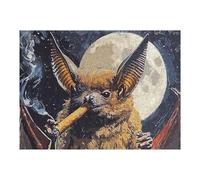 Puzzles pour Adolescents Smoking Bat Puzzle pour Adultes - Jeu Manuel - Découpe De Précision - Idéal pour Un Anniversaire Ou Noël 1000pcs(52x38cm)
