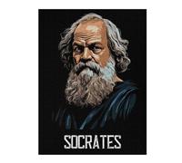Puzzles pour Adolescents Socrates Puzzle Familial - Améliore La Mémoire - Cadeau d'anniversaire Et Cadeau Unique 52x38cm/1000pcs